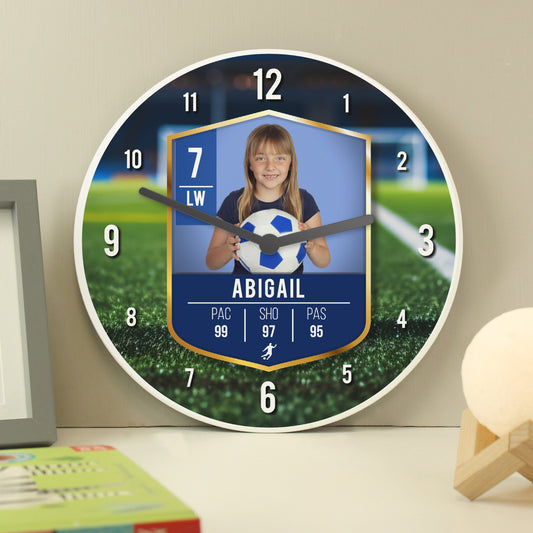 Personalised photo upload clock