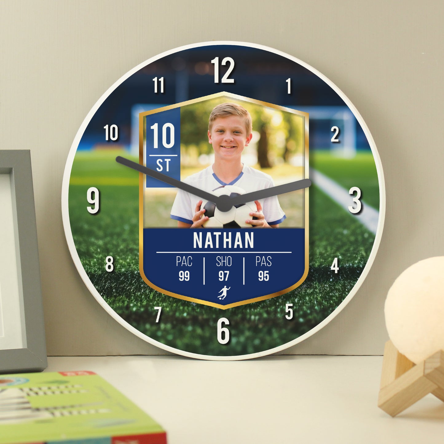 Personalised photo upload clock