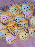 Personalised dumpling keyring