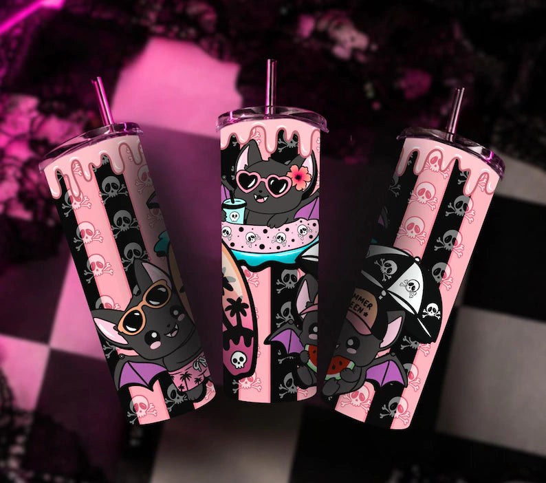 Bat summerween 20oz tumbler