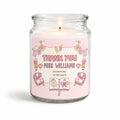 Personalised large mason candle -Thank you Teacher