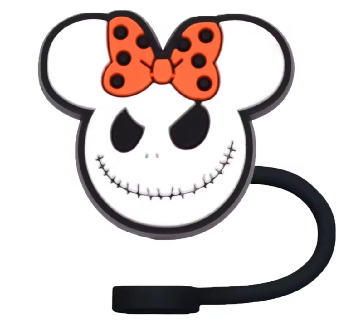 Halloween style straw toppers