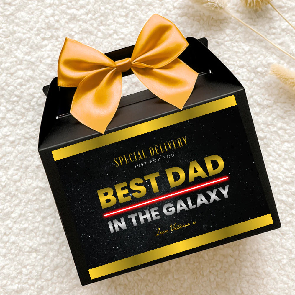 Best grandad/dad in the galaxy treat box