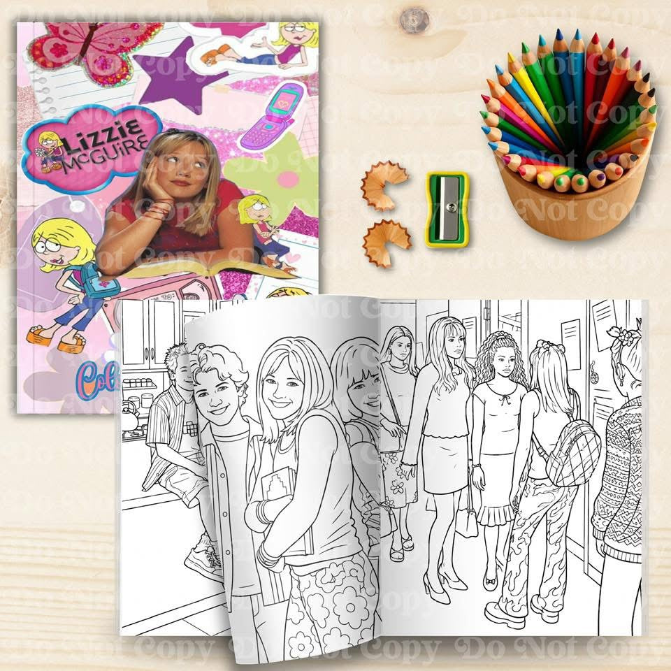 Lizzy colouring book