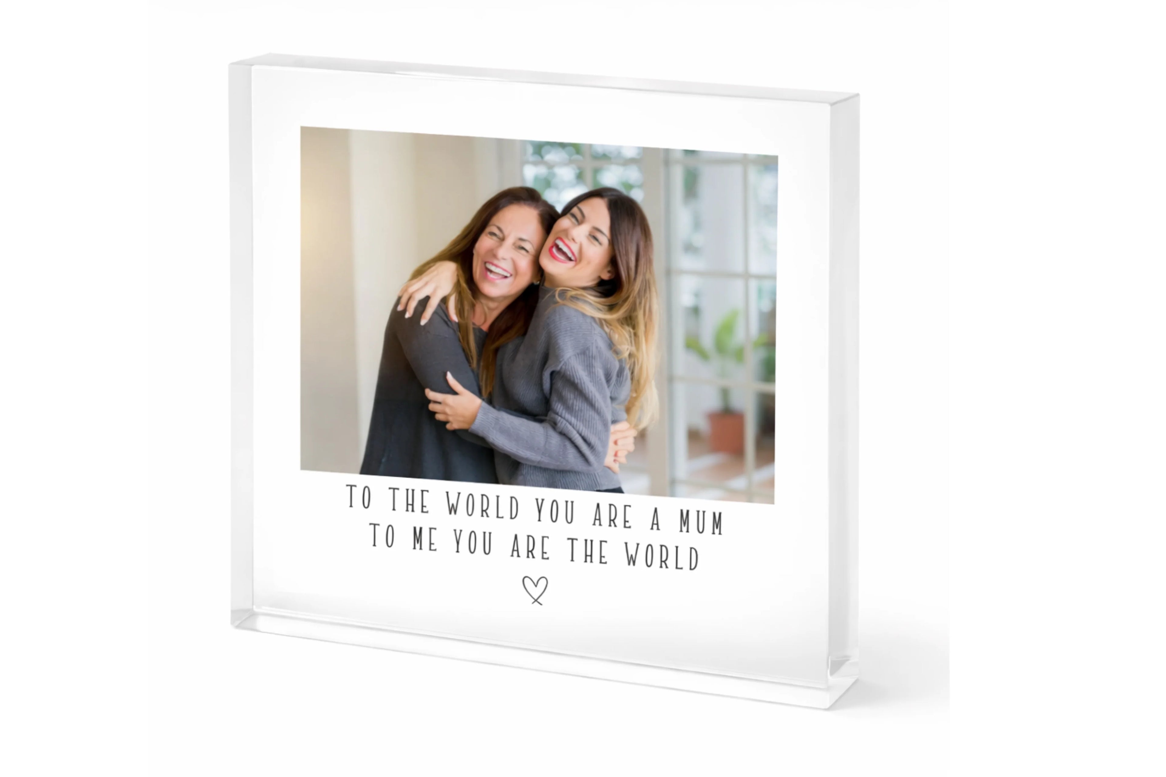 Best mum photo upload acrylic block