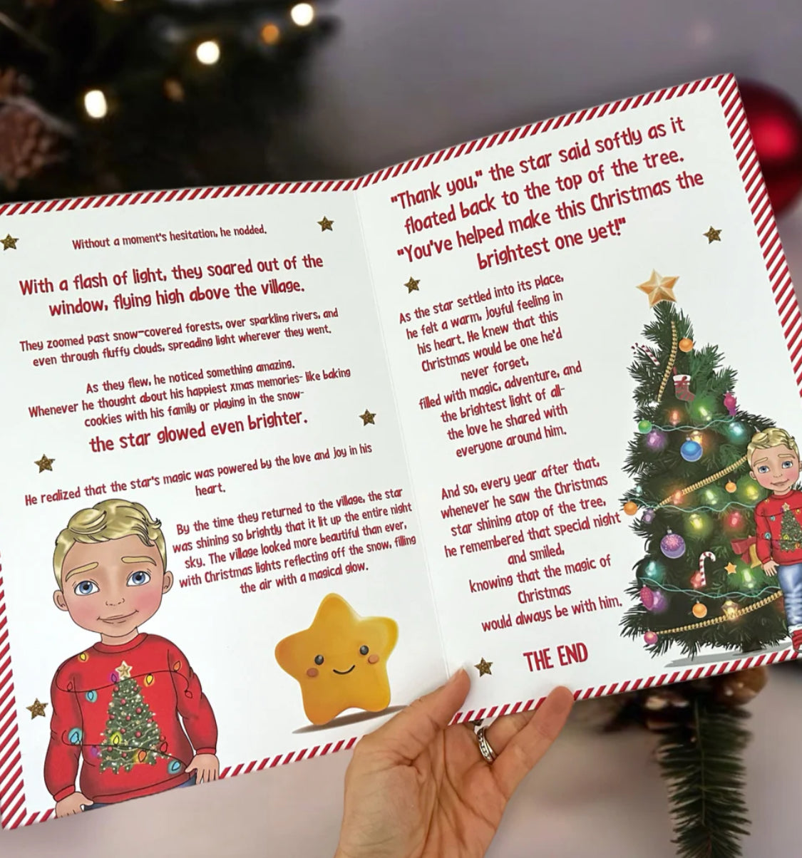 Personalised Christmas story booklet