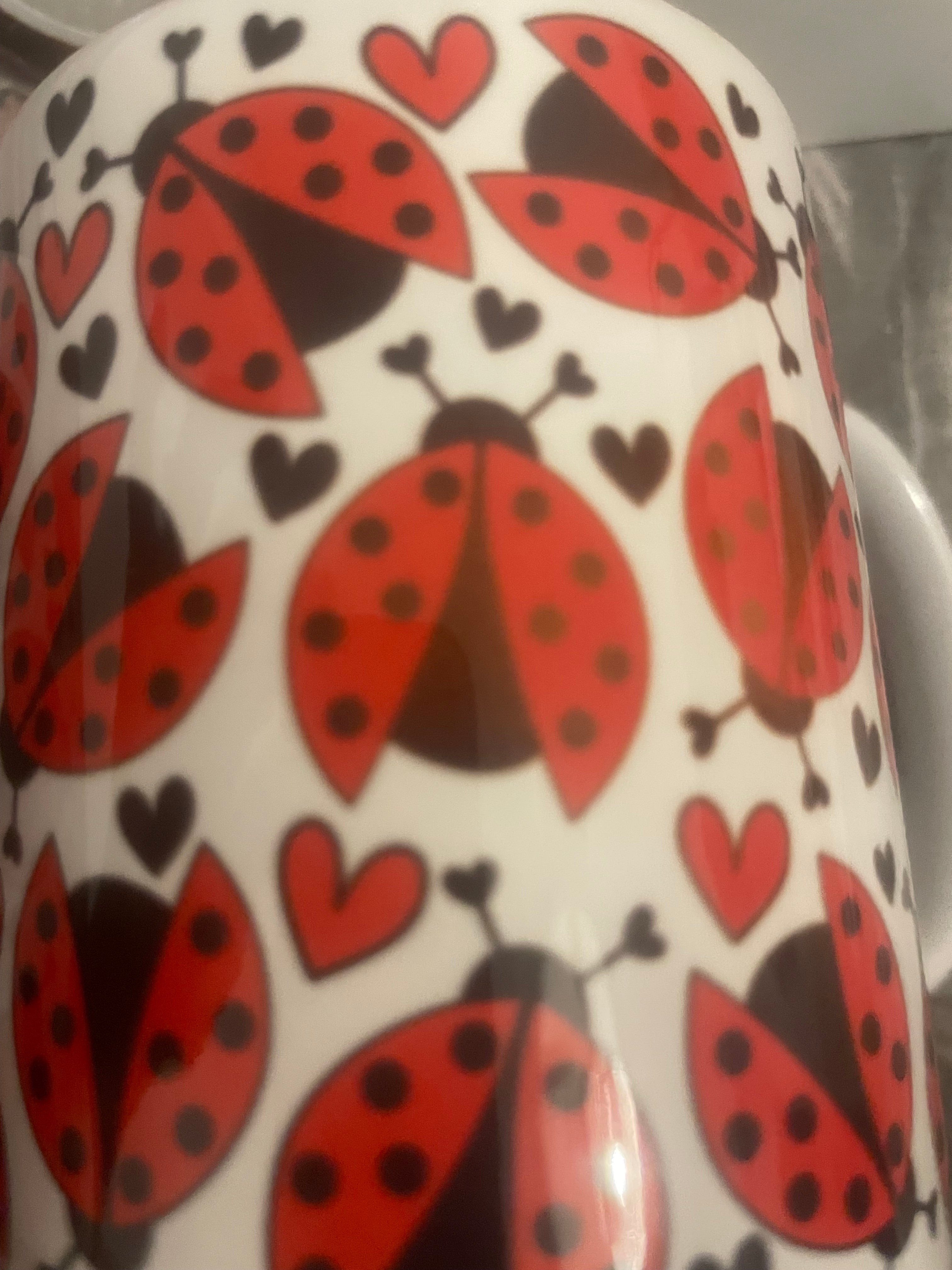 Woopsie love ladybird mug