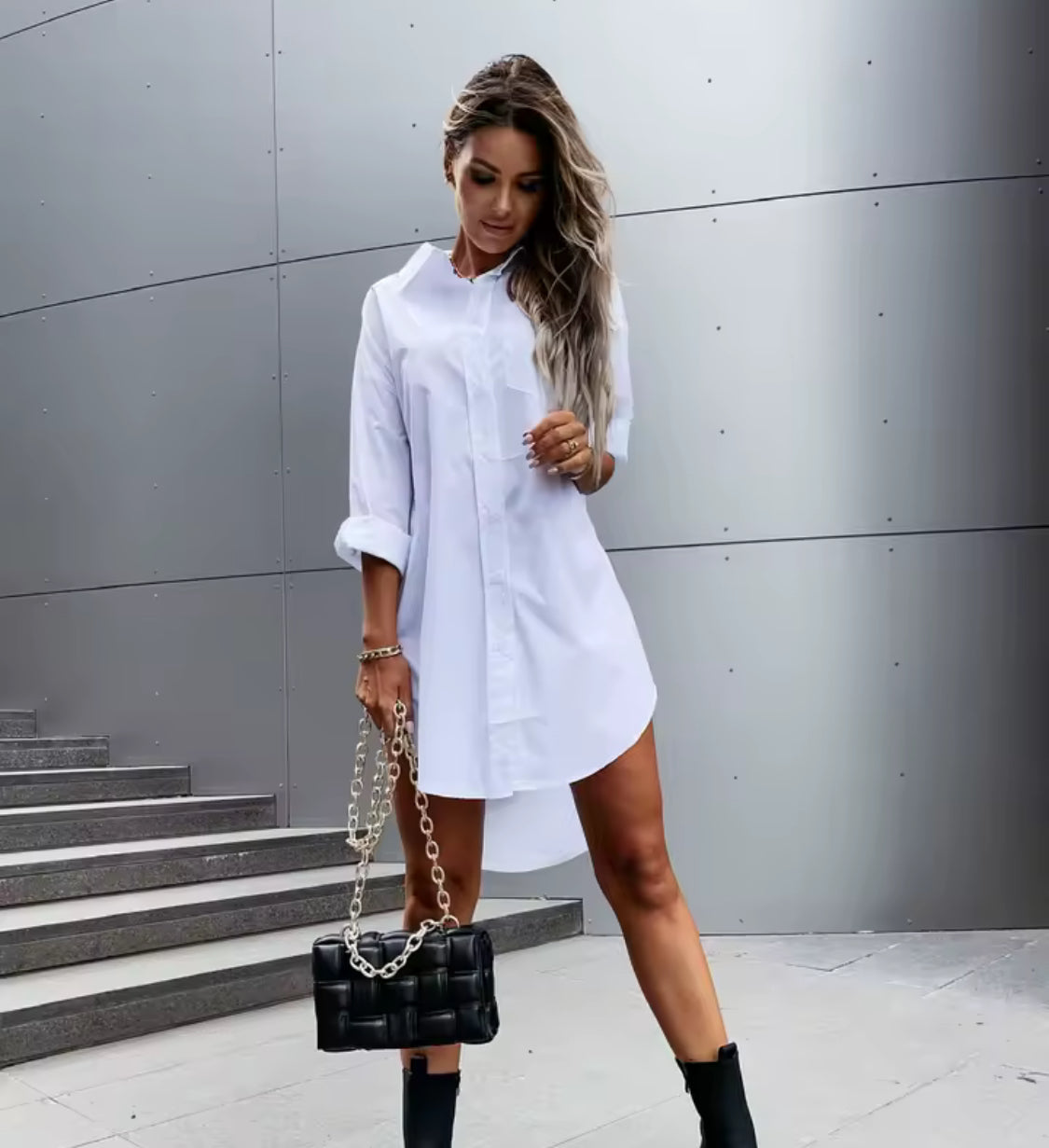 long-sleeved woman shirt casual loose top