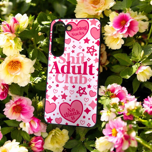 Adult shit club phone case