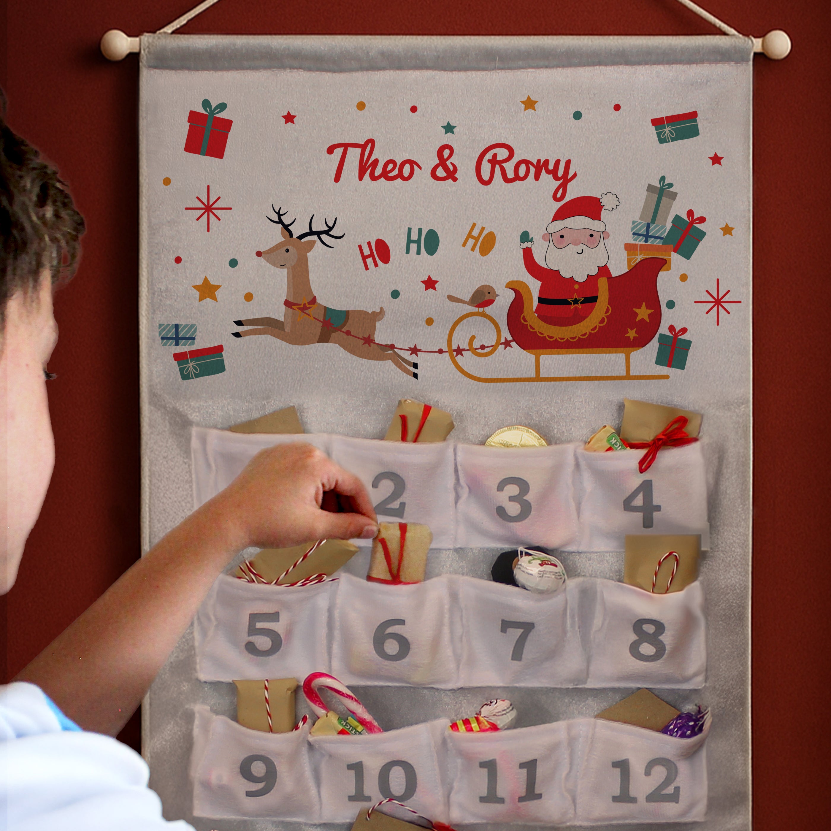 personalised Santa Advent Calendar