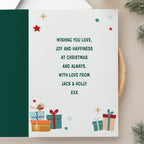 Personalised Photo Upload Pack of 10 Santa Christmas Cards