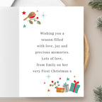 Personalised My 1st Christmas Photo Upload Pack of 10 Cards