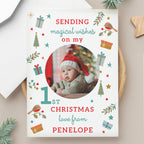 Personalised My 1st Christmas Photo Upload Pack of 10 Cards