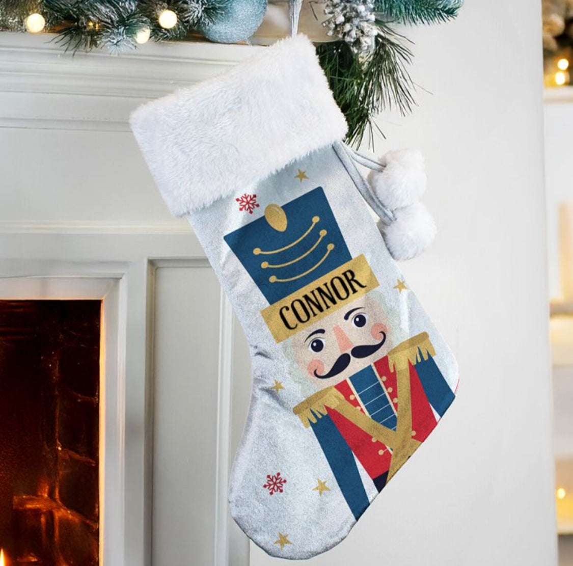Personalised Nutcracker Christmas Stocking