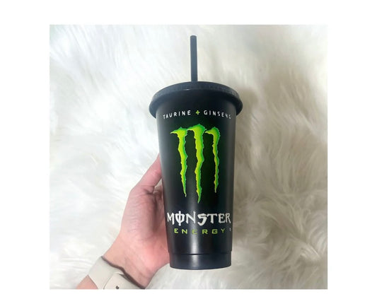 24oz Green M energy cold cup