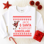 Kids Santa and I support Christmas sweatshirt