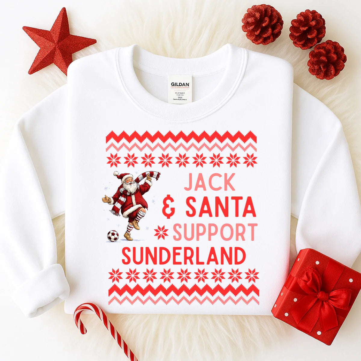 Kids Santa and I support Christmas sweatshirt