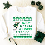 Kids Santa and I support Christmas sweatshirt
