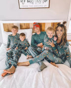Christmas animal print family pyjamas