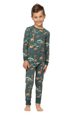 Christmas animal print family pyjamas