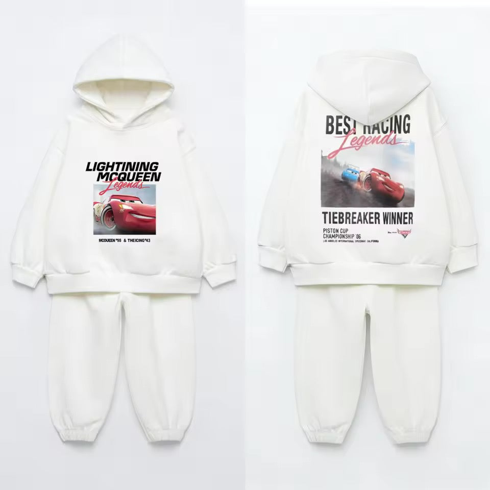 Cream cars tracksuit