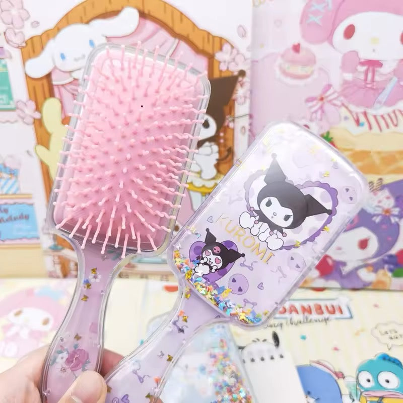 San Rio characters hair brush