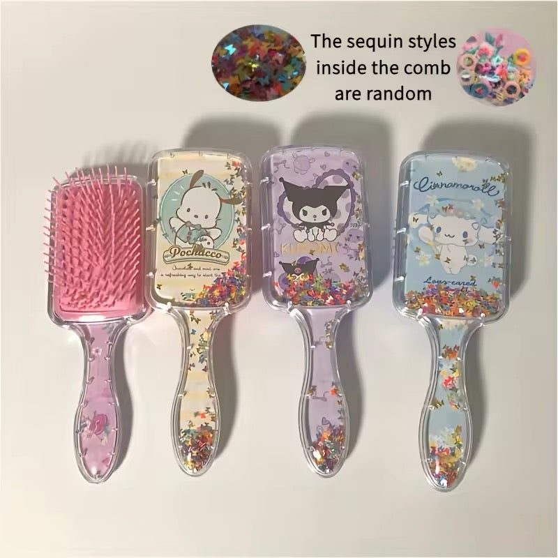 San Rio characters hair brush