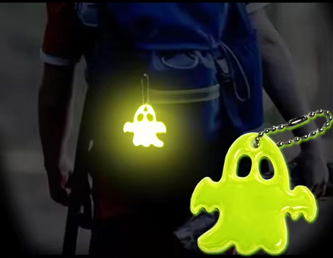 Double sided Reflective bag pendants