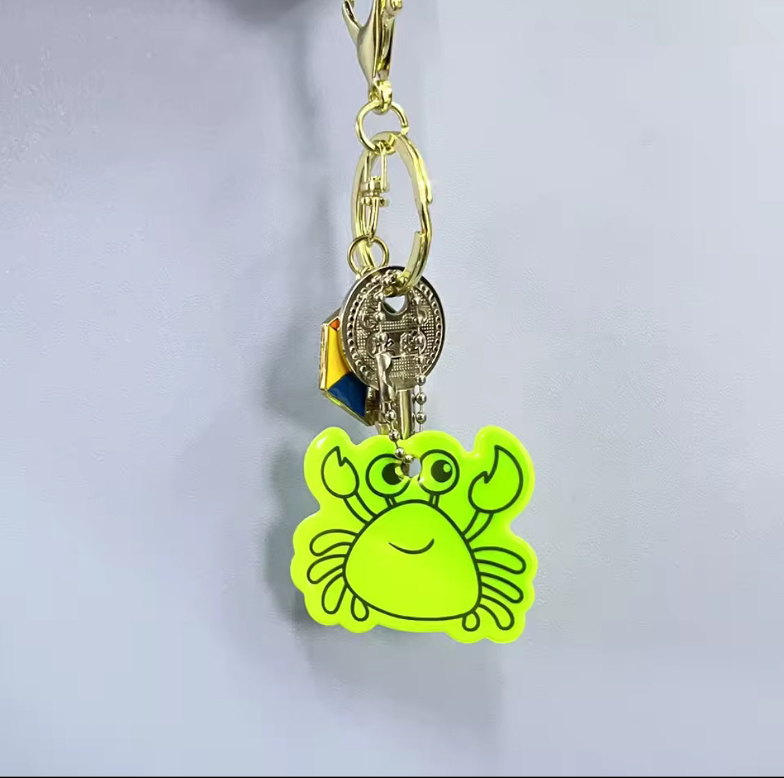 Double sided Reflective bag pendants