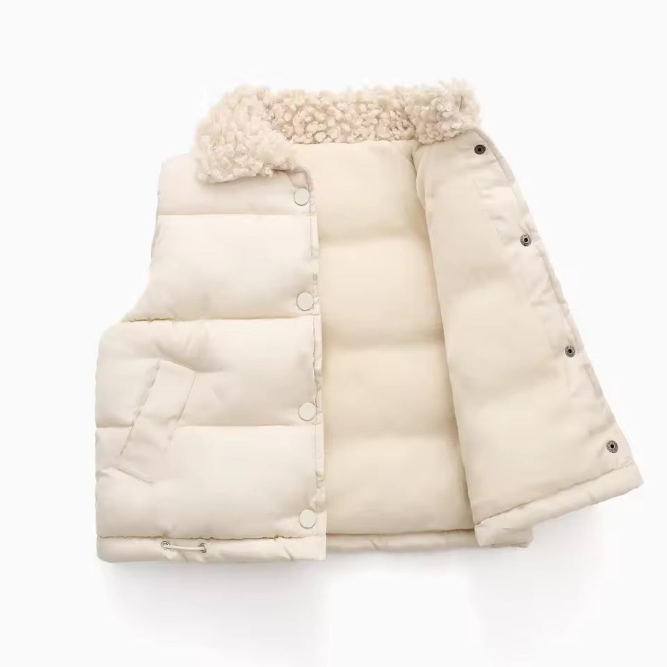 Kids thick lined body warmers