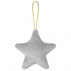 Personalised Christmas star hanging plush
