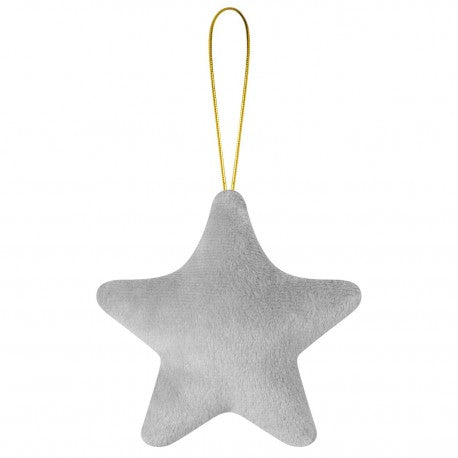 Personalised Christmas star hanging plush