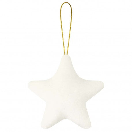 Personalised Christmas star hanging plush