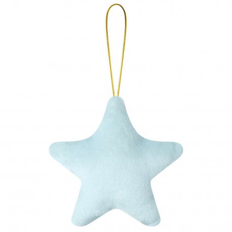Personalised Christmas star hanging plush
