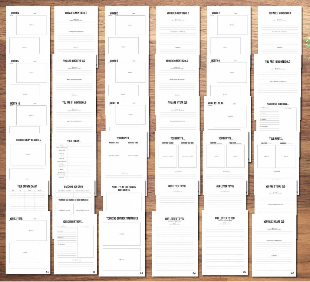 My first 5 years memory book