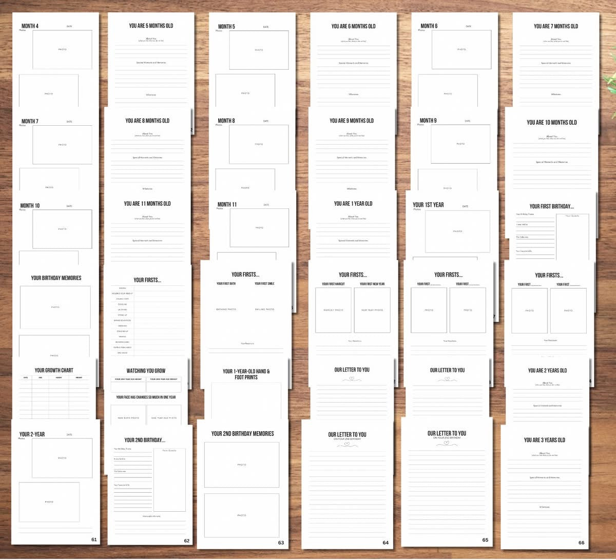 My first 5 years memory book