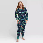 Christmas dinosaur family pyjamas