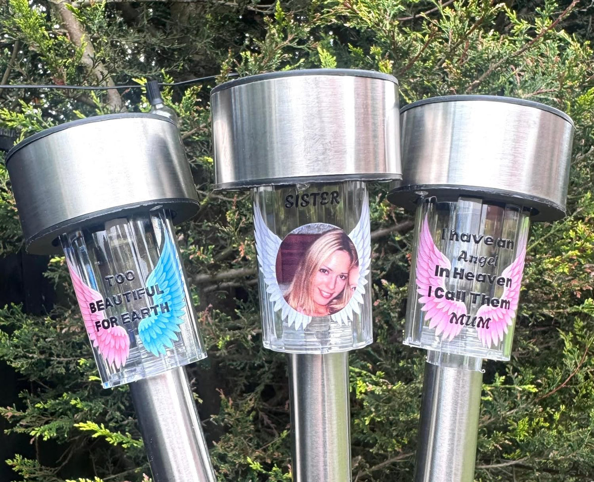 Angel wings solar light