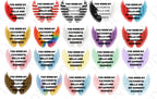 Angel wings solar light