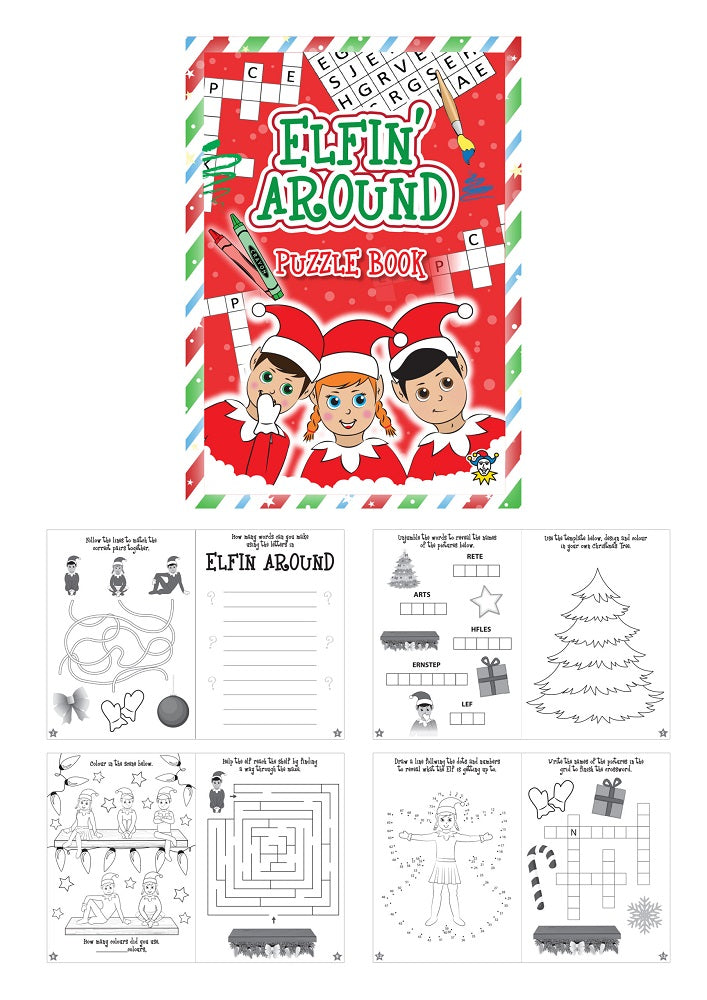 Elfin around mini activity book