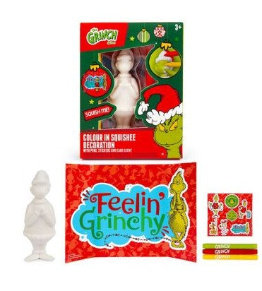 Grinch colour your own squishy