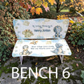 Large UV Printed memorial Bench