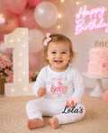 Some bunny is one First birthday baby pyjamas