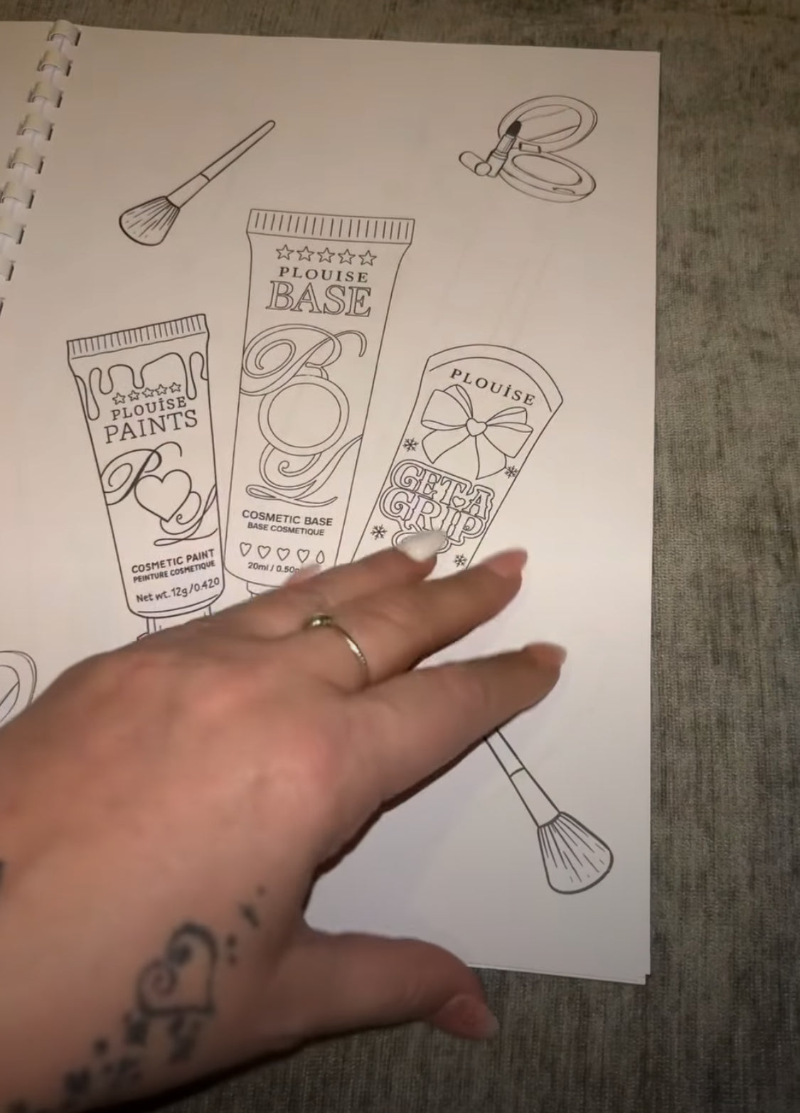 Make up colouring books