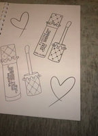 Make up colouring books
