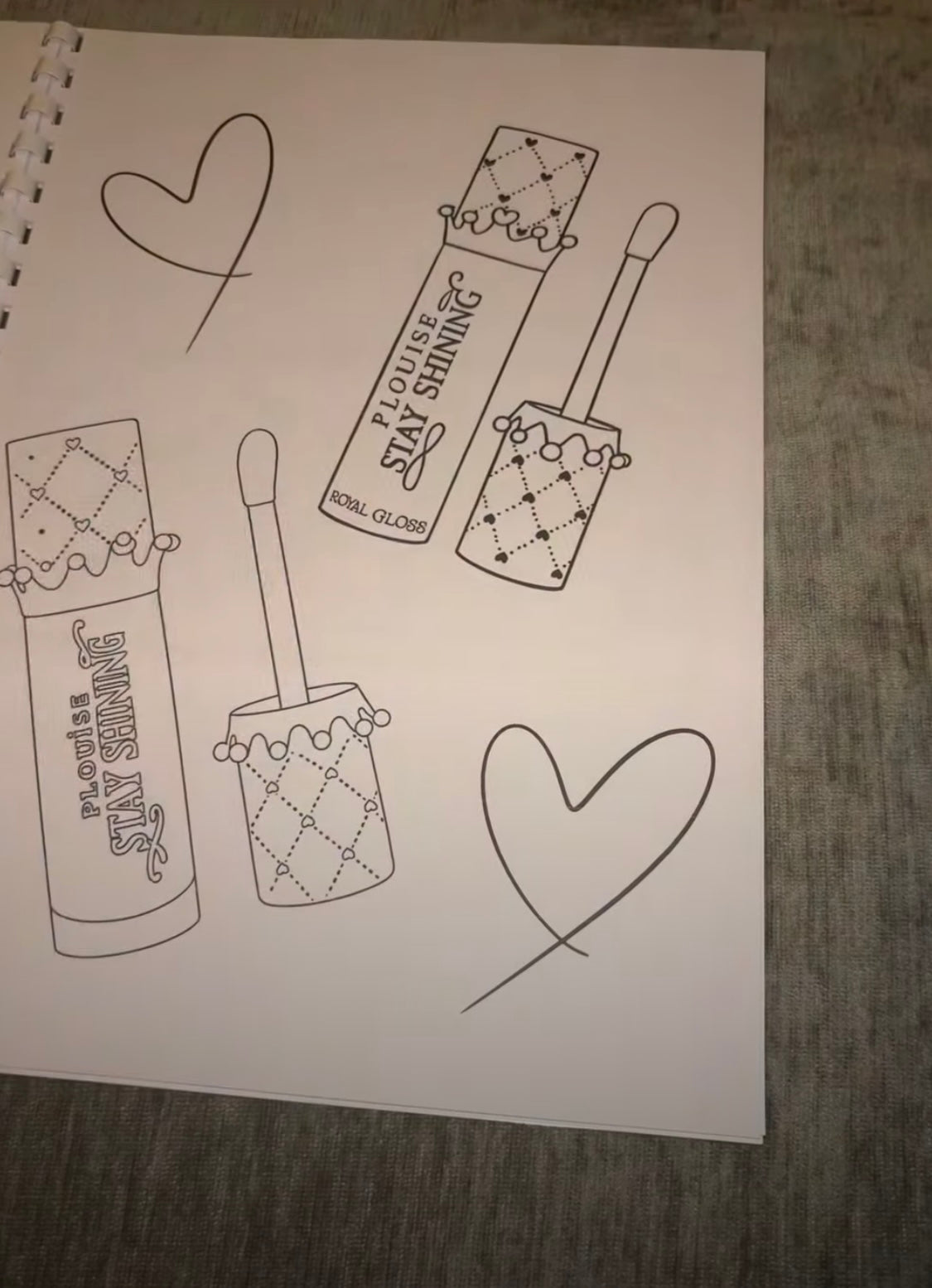 Make up colouring books