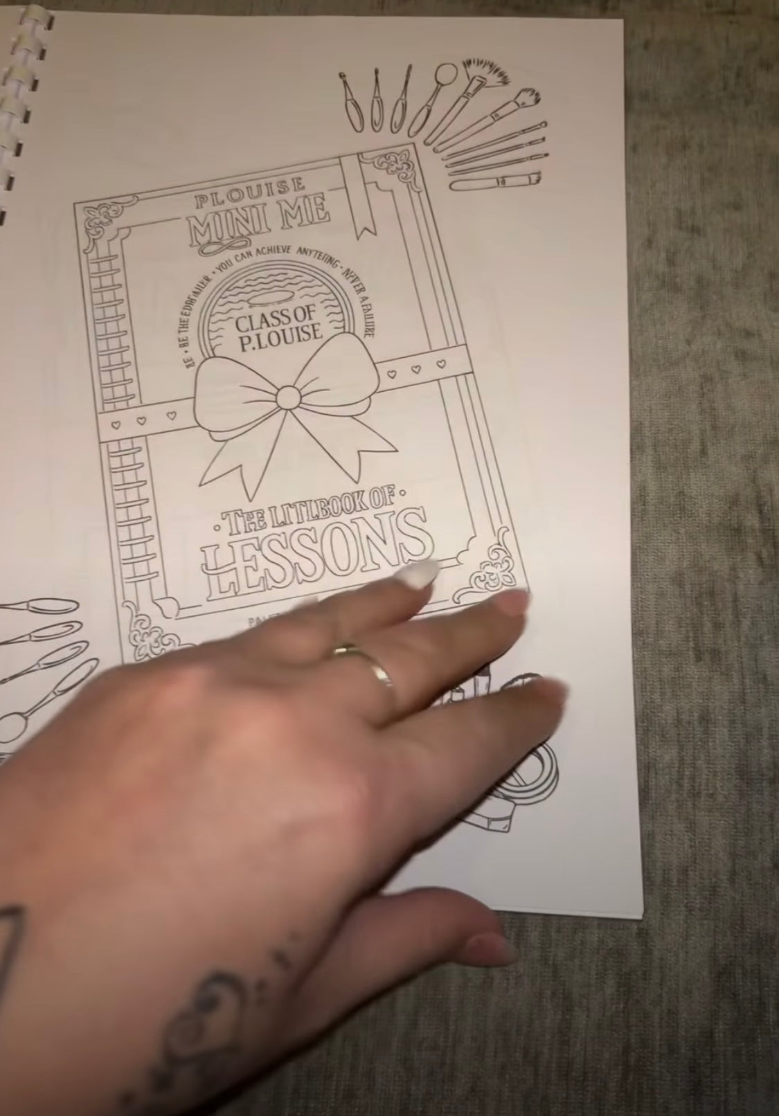 Make up colouring books
