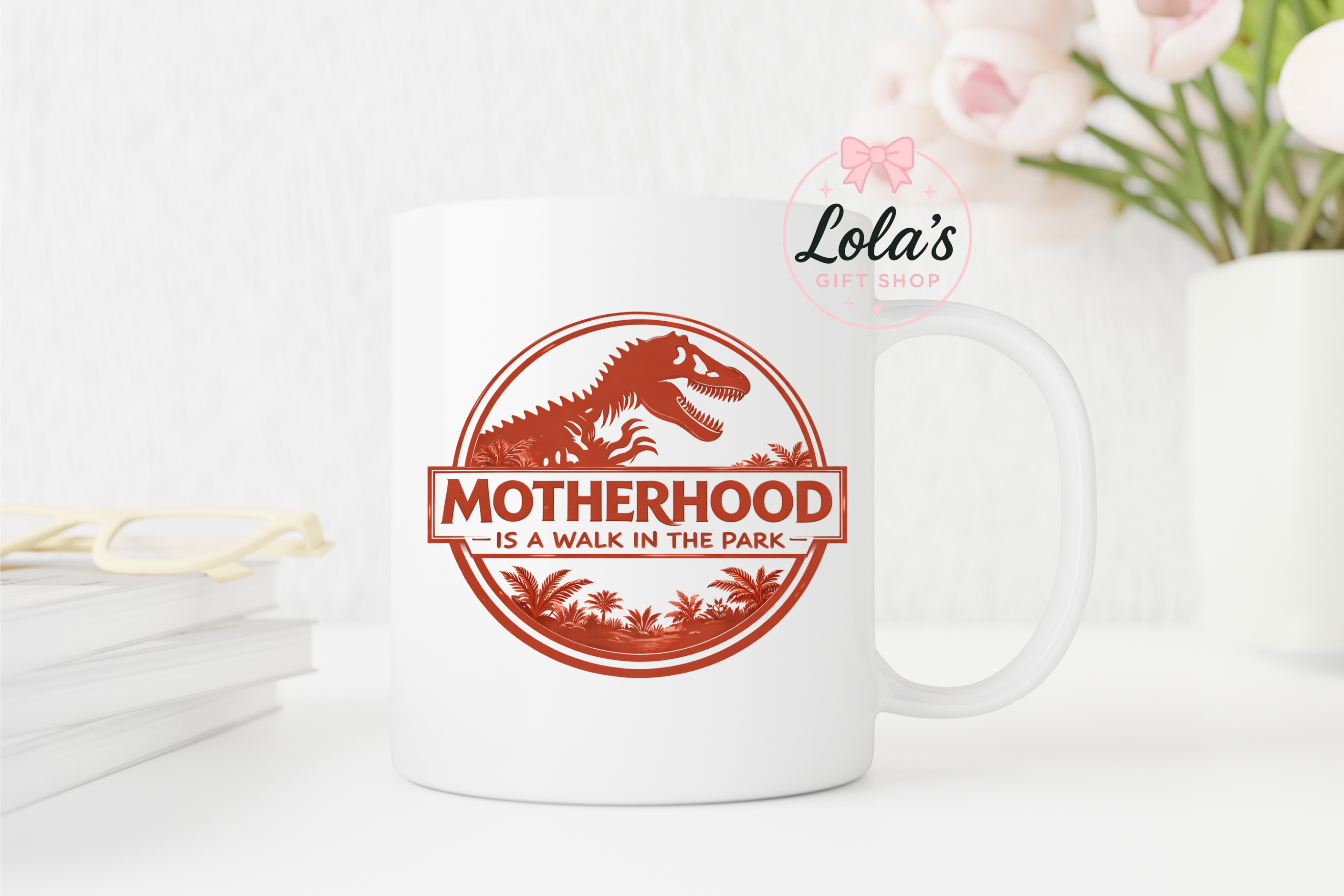 Dino Motherhood mug
