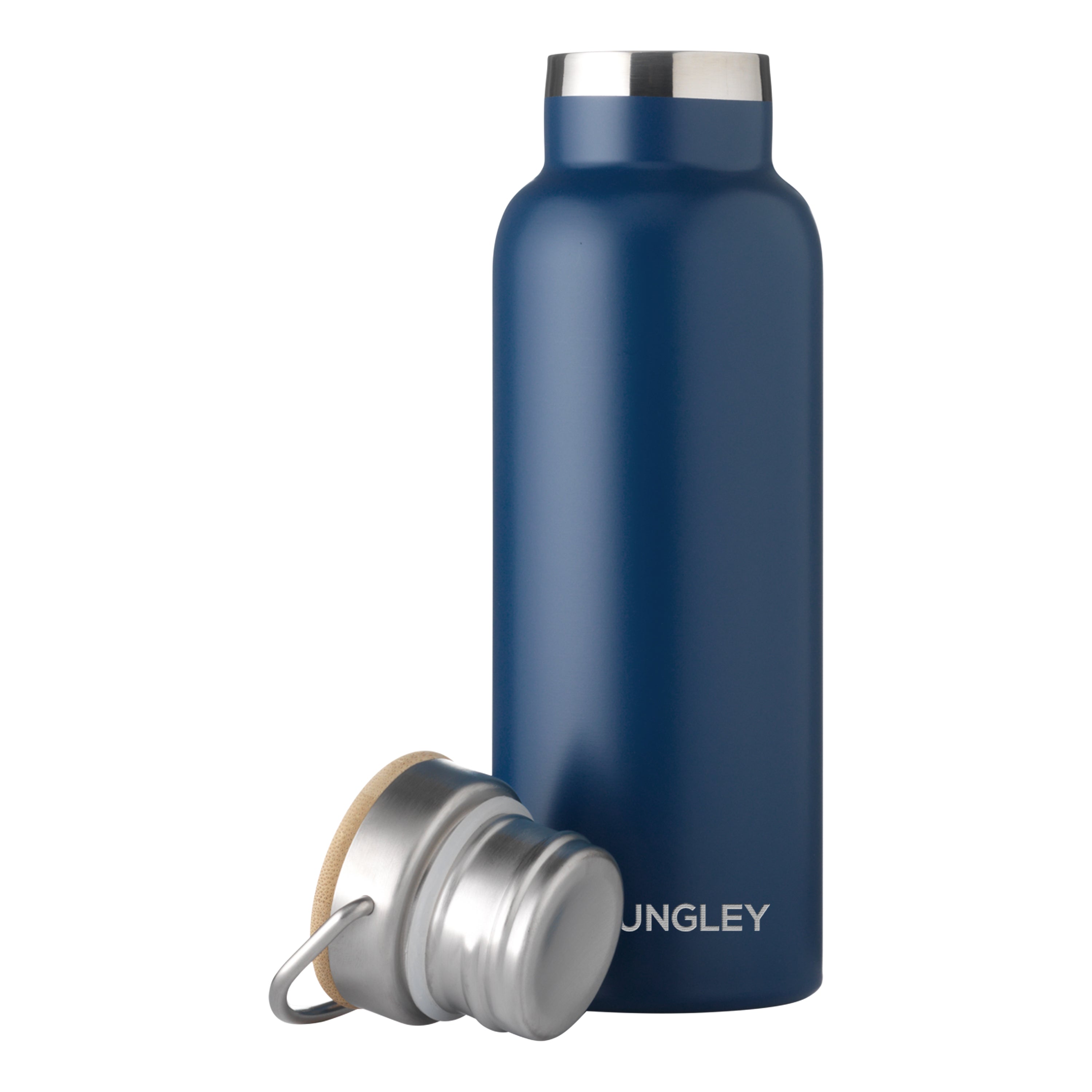 Personalised Insulated 17oz Drinks Bottle with Bamboo Lid