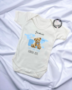 Personalised first time flyer vest/bodysuit baby